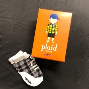 Plaid Johnny Trumpette Socks 6 Pairs 0-12M